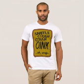 T-shirt Grippe de porcs (Devant entier)