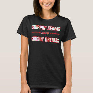 T-shirt Grippin Seams et Chasin Dreams Travel Baseball