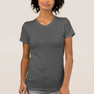 T-shirt gris à col V sur mesure