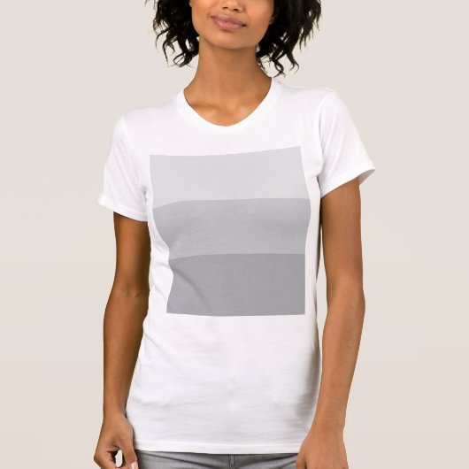 T-shirt Gris argenté rayé (Devant)
