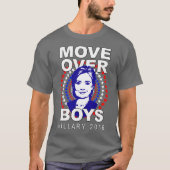 T-shirt gris au-dessus de garçons de Hillary (Devant)