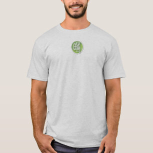 T-shirt gris-clair du XL des hommes