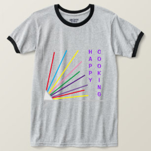 T-shirt gris Cook de la Saint-Valentin