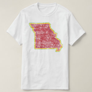 T-shirt gris couleur missouri