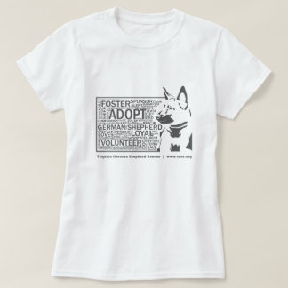T-shirt Gris de délivrance de nuage de mot du berger