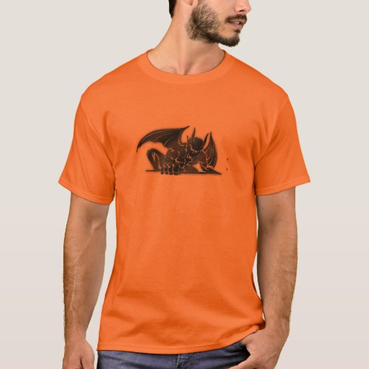 T-shirt Gris de gargouille (Devant)