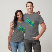 T-shirt Gris de tache de NooBToob (Unisexe)