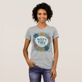 T-shirt gris demi-manches (Devant entier)