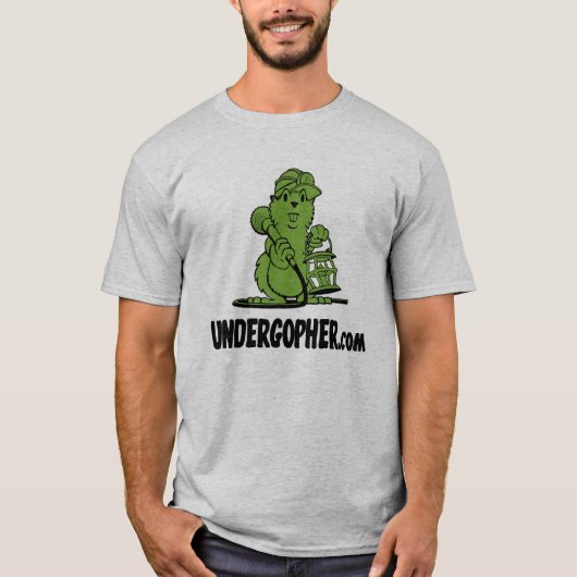T-shirt Gris d'Undergopher (Devant)