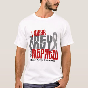 T-shirt Gris d'usage de la tumeur cérébrale I pour mon
