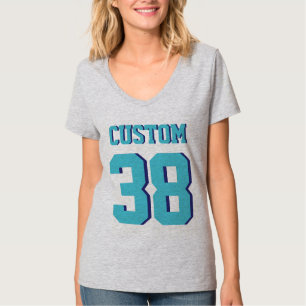 T-shirt Gris et football Jersey de sports des adultes de