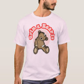 T-shirt Gris et ours (Devant)
