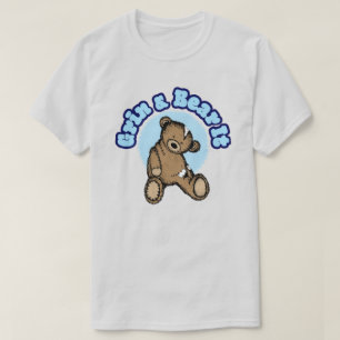 T-shirt Gris et ours
