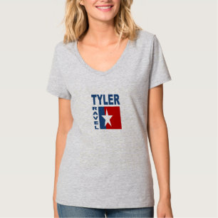 T-shirt gris femme TYLER TRAVEL TEXAS