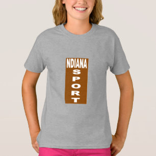 T-shirt gris fille CHOCOLAT INDIANA SPORT