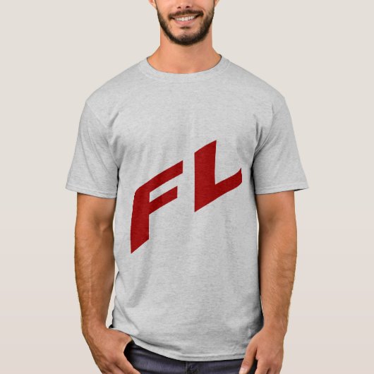 T-shirt gris FLORIDA (Devant)