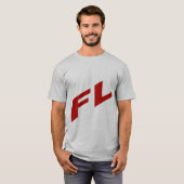 T-shirt gris FLORIDA (Devant entier)