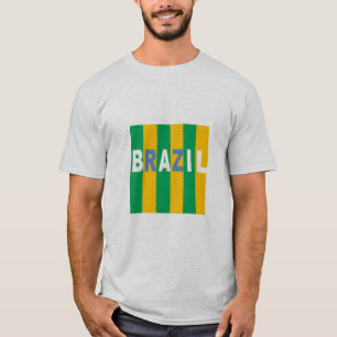 T-shirt gris homme DESIGN BRAZILIË