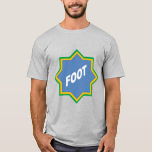T-shirt gris homme FOOT BRAZIL