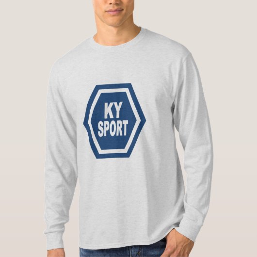 T-shirt gris homme  KENTUCKY  SPORT (Devant)