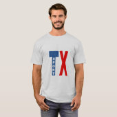 T-shirt gris homme TEXAS SPORT (Devant entier)