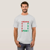T-shirt gris homme TEXAS SPORT (Devant entier)
