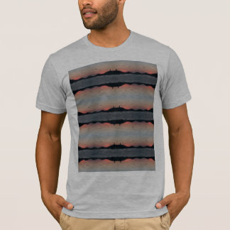 T-shirt gris léger avec design. TS 101
