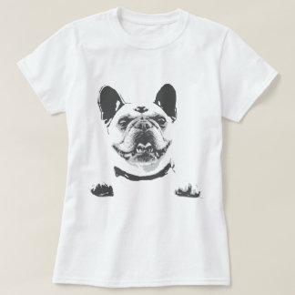 T-shirt gris noir vintage de graphique de