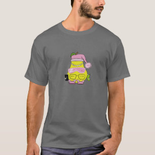 T-shirt gris poire au temps du lit