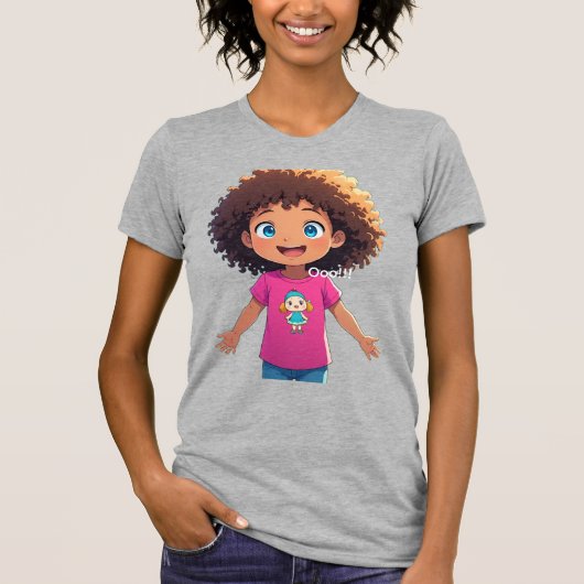 T-Shirt gris pour femmes (Devant)