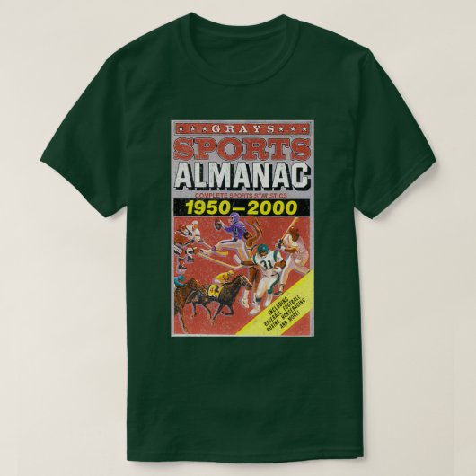 T-shirt Gris Sports Almanac (Design devant)