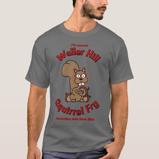 T-shirt Gris SquirrelFry09 (Devant)