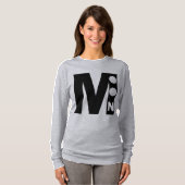 T-shirt gris TOP DESIGN MOON (Devant entier)