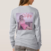 T-shirt Gris Wifey (Dos)