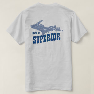 T-shirt gris Yooper Superior Mens