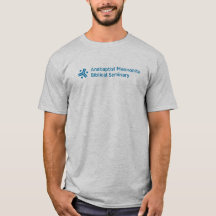 T-shirt grise pour hommes avec grand logo AMBS