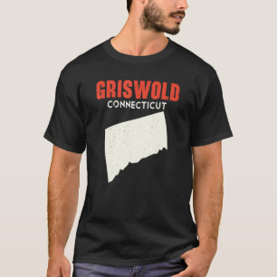 T-shirt Griswold Connecticut USA State America Travel Conn
