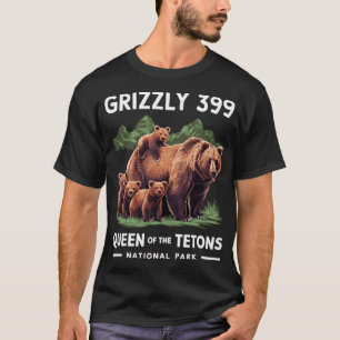 T-shirt Grizzly 399 Amateurs D'Ours Reine De La Nation Tet