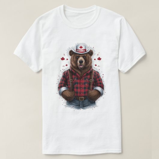 T-shirt Grizzly Bear (Design devant)