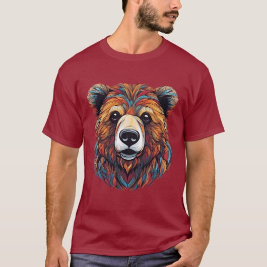 T-shirt Grizzly Bear (Devant)