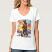 T-shirt Grizzly Bear 399 4 Cubs Grand Teton National Park (Devant)