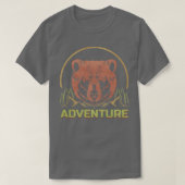 T-shirt Grizzly Bear Adventure Camping Randonnée Nature (Design devant)