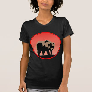 T-shirt Grizzly Bear au coucher du soleil - Art original d