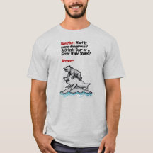 T-shirt Grizzly Bear vs Shark