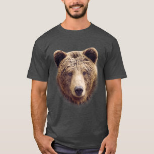 T-shirt Grizzly branché Ours Big Face