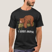 T-shirt Grizzly Oear Cadeaux Hommes Mon Esprit Animal Griz (Devant)