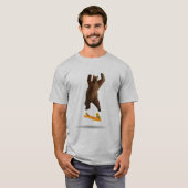 T-shirt Grizzly skateboard (Devant entier)
