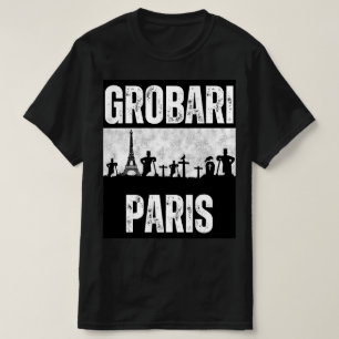 T-shirt Grobari Paris Tour Eiffel et Cimetière