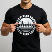 T-shirt Grobari Partizan Crno Beli 