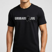 T-shirt Grobari Sud Noir Blanc